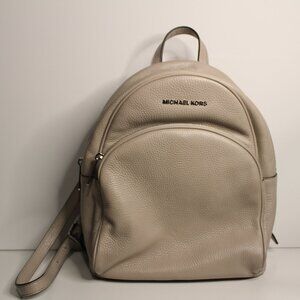 Michael Kors Taupe Abbey Backpack